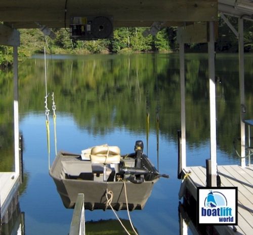 3000 lb. Sling Boat Lift - Boat Lift World