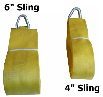 Lunmar Boat Lift Slings 4" x 18' Weighted Nylon Sling W/ Keel Pads 
