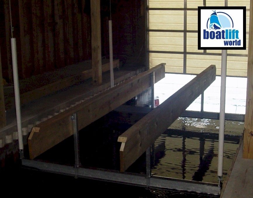 6000 lb. pontoon boat lift - boat lift world